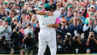 Masters win thru caddie's eyes