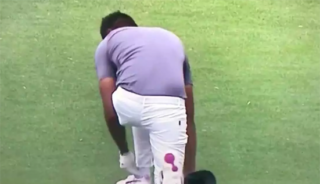 Finau dislocates ankle