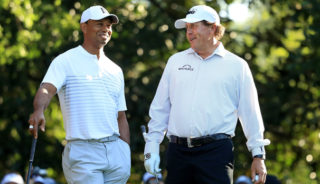 Woods and Mickelson