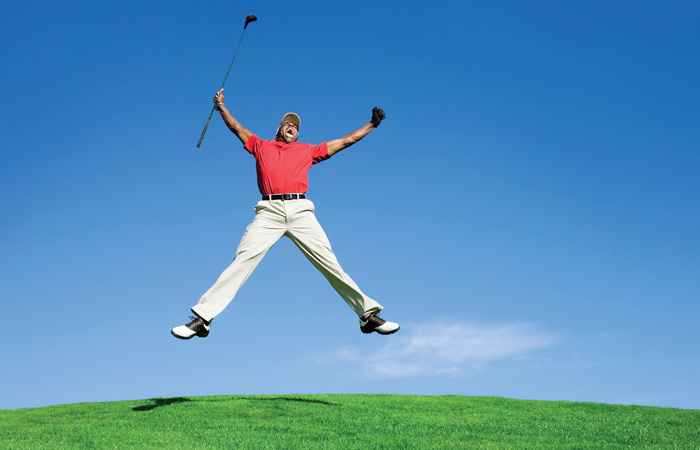 Happy Golfer