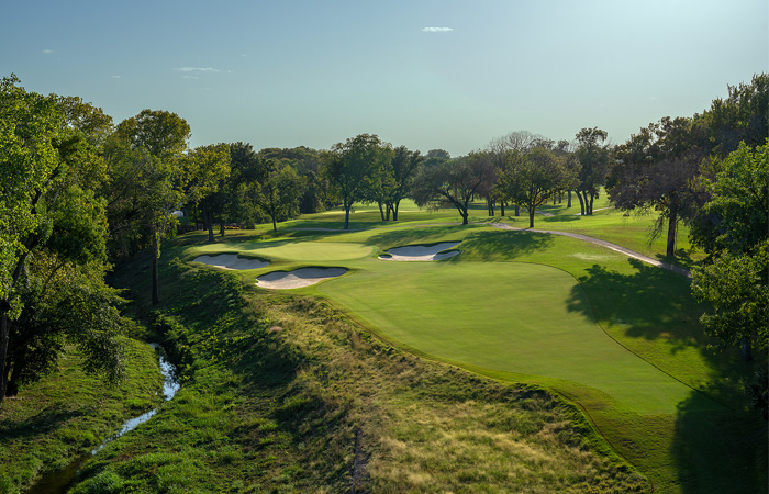  /></p>
<p>The ”Horrible Horseshoe” is another great trio of holes for spectators, as you can follow Tour stars as they navigate the long par-4 dogleg left third, the par-3 fourth and the difficult par-4 fifth. No. 8 is another hole that saw some changes during the Gil Hanse renovation from a couple of years ago. The green has shifted over to the left, nestling up next to a small tributary running off the Trinity River. Players now need to avoid that water, and this offers a great place for spectators to watch and potentially see an ace.</p>
<p>For those who like the long ball, No. 11 is the lone par 5 on the back nine of this par-70 layout. If you want to see the pros bang driver, this tee box is the place to do it. No. 16 is another par 3 reimagined by Hanse, and another great opportunity to see the best in the world dance golf balls near the hole.<span class=