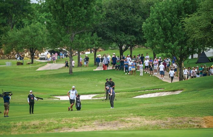  /></p>
<p><b>AG:</b> When you’re not playing or practicing golf, I know you’re spending lots of time watching the Toronto Maple Leafs hockey team.<span class=